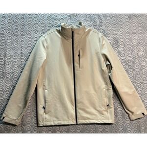 32 Degrees Heat Mens Full Zip Lightweight Jacket Beige Outdoor‎ Size M